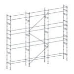 Échafaudage façadier ES45 – 80 m² – Image 2