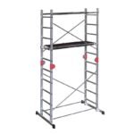Echafaudage pliable 4 en 1 multifonction 1,8m/3,8m en aluminium Hailo Combi First