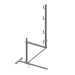 Echafaudage de toit acier de base 1 niveau débord 30cm et garde-corps - DIMOS - 15000