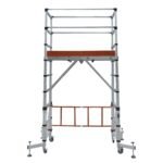 ELEVATE Echafaudage en aluminium hauteur de travail 3 m 10 marches
