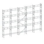 Échafaudage façadier ES45 – 160 m² – Image 3