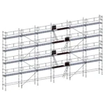 Échafaudage façadier ES45 – 190 m² – Image 4