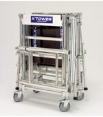 Échafaudage télescopique TUBESCA X'Tower - Hauteur 4m, avec plancher - 22405520