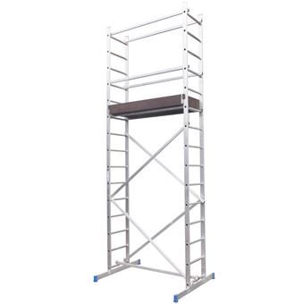 ETRA Echafaudage en aluminium hauteur de travail 5m