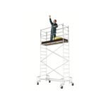 Echafaudage Roulant Acier Junior 200 2,80M Plancher Comabi 3140028