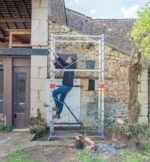 Echafaudage pliable 4 en 1 multifonction 1,8m/3,8m en aluminium Hailo Combi First – Image 2
