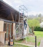 Echafaudage roulant professionnel 3,7m/5,7m en aluminium Hailo Expert Pro – Image 3