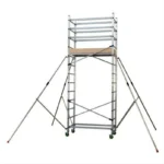 Échafaudage roulant aluminium SUPREMALU – Hauteur de travail 4,80 m – Image 4