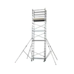 Échafaudage roulant aluminium SUPREMALU – Hauteur de travail 6,90 m
