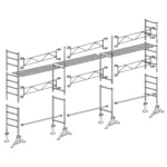 Échafaudage maçon Altrad 49 - 60 m² – Image 2