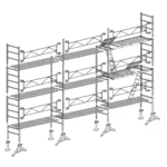 Échafaudage maçon Altrad 49 - 70 m² – Image 3