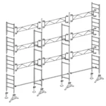 Échafaudage maçon Altrad 49 - 80 m²