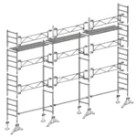 Échafaudage maçon Altrad 49 - 80 m² – Image 4