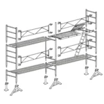 Échafaudage maçon Altrad 49 - 35 m² – Image 2