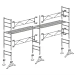 Échafaudage maçon Altrad 49 - 35 m² – Image 3