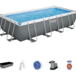 Piscine hors-sol rectangulaire Bestway Steel Pro Max 56465 549x274x122 cm
