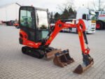 Kubota kx 016-4 + 3 godets – mini pelle 1,6t
