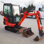 Kubota kx 016-4 + 3 godets – mini pelle 1,6t