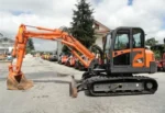 Doosan dx 75 + 3 godets / 2010 mini pelle 7,42t – Image 2