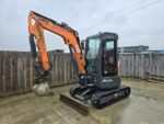 Doosan dx27z–7 + 3 godets – mini pelle 2,7t – Image 3