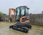 Doosan dx27z–7 + 3 godets – mini pelle 2,7t – Image 4