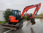 Kubota kx 057-4 + 3 godets – mini pelle 5,5t