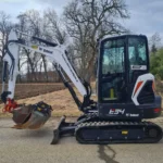 Bobcat e27z + remorque + 3 godets + marteau brh hydraulique mini pelle 2,7t