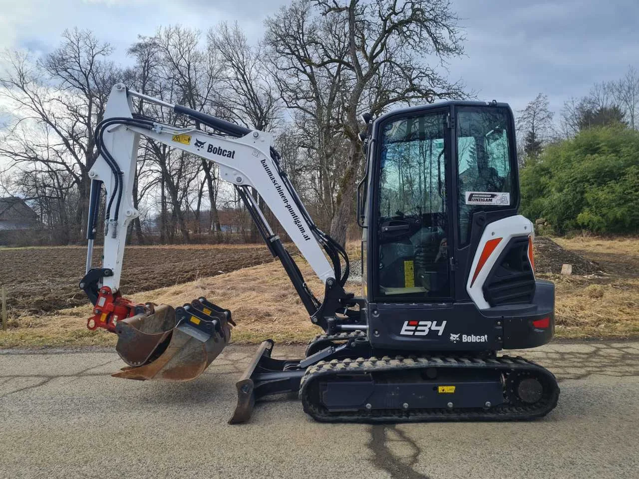 g2-4 Bobcat e27z + remorque + 3 godets + marteau brh hydraulique mini pelle 2,7t – Image 1