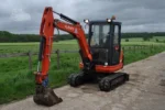 Kubota kx71-3 + 3 godets – mini pelle 3t