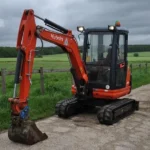 Kubota kx71-3 + 3 godets – mini pelle 3t