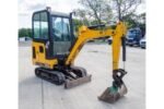 Jcb 8016 + 3 godets – mini pelle 1,7t