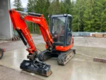 Kubota kx61.3 + 3 godets – mini pelle 2,6t
