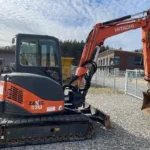 Hitachi zx 52 u-3 + 3 godets – mini pelle 5,4t