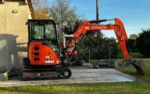 Hitachi zx38u-6 + brh + 3 godets – mini pelle 3,73 t